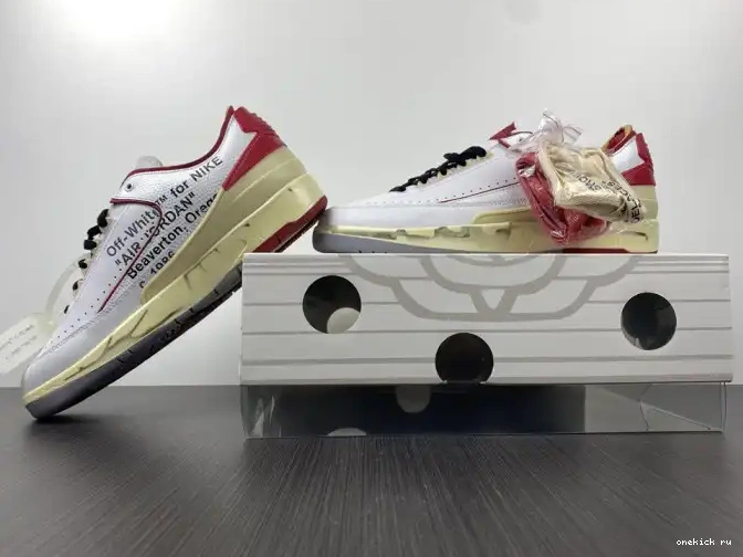 Rep Onekick Jordan SP Low Off-White Retro Red 2 White DJ4375-106 0414